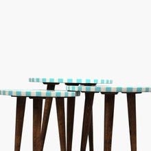 Charger l'image dans la galerie, Blue_Wood_Coffee_Table
