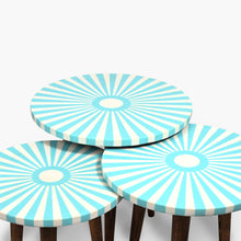 Charger l'image dans la galerie, Blue_Wood_Coffee_Table