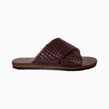 Load image into Gallery viewer, Handmade Dark Brown Textured Leather Sandals from for Women