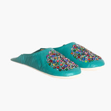 Charger l'image dans la galerie, Babouche décorée pour femme - Confort élégant