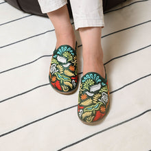 Load image into Gallery viewer, Floral Embroidered Women’s Moroccan Belgha