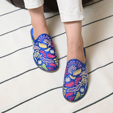 Load image into Gallery viewer, Floral Embroidered Women’s Moroccan Belgha