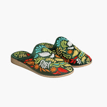 Load image into Gallery viewer, Floral Embroidered Women’s Moroccan Belgha