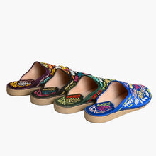 Load image into Gallery viewer, Floral Embroidered Women’s Moroccan Belgha