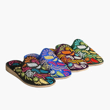 Load image into Gallery viewer, Floral Embroidered Women’s Moroccan Belgha