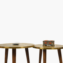 Load image into Gallery viewer, Gold_Copper_Elegance_Coffee_Table