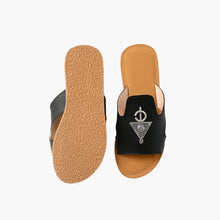 Load image into Gallery viewer, Handmade Leather Sandals with Berber Silver Adornments