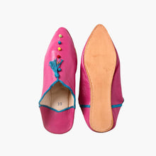 Load image into Gallery viewer, Moroccan Pompom Babouche Slippers