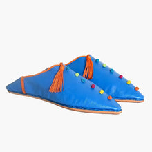 Load image into Gallery viewer, Moroccan Pompom Babouche Slippers