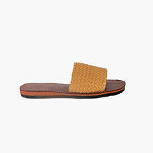 Load image into Gallery viewer, Handwoven Brown Tan Leather Moroccan Sandals