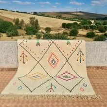 Load image into Gallery viewer, Berber Wool Rug “Spring Burst”