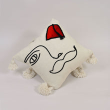 Charger l'image dans la galerie, Coussin décoratif marocain pour homme - Coussin marocain brodé fait main