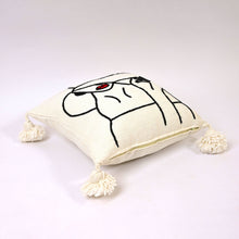 Load image into Gallery viewer, Decorative moroccan Woman pillow - Handmade Embroidered Moroccan