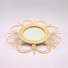 Load image into Gallery viewer, Moroccan Handmade Sun Mirror - Celestial Artisanal Décor for Elegant Living Spaces