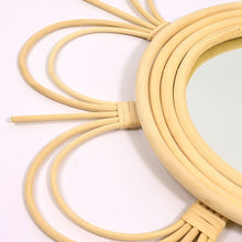 Load image into Gallery viewer, Moroccan Handmade Sun Mirror - Celestial Artisanal Décor for Elegant Living Spaces