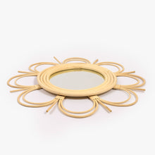Load image into Gallery viewer, Moroccan Handmade Sun Mirror - Celestial Artisanal Décor for Elegant Living Spaces