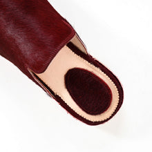 Load image into Gallery viewer, Handmade Women’s Moroccan Pony Hair Mule Slippers