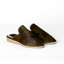 Load image into Gallery viewer, Handmade Women’s Moroccan Pony Hair Mule Slippers