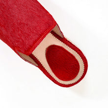 Load image into Gallery viewer, Handmade Women’s Moroccan Pony Hair Mule Slippers