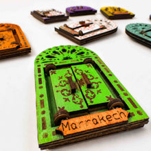 Load image into Gallery viewer, Moroccan Door Fridge Magnet Set