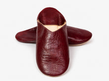 Charger l'image dans la galerie, Moroccan Leather Babouche Slippers for Women, Sheepskin Leather Mules, Naturally Tanned Leather Babouche - 6 Colors