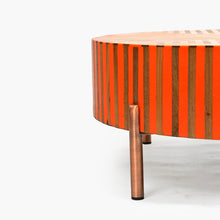 Load image into Gallery viewer, Handmade Round Dining Table – Durable Resin and Juniper Wood