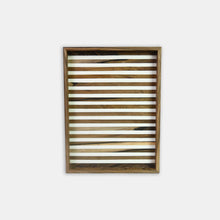 Load image into Gallery viewer, Stripes wooden and Resin Serving Tray