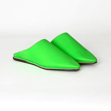 Carica l'immagine nel visualizzatore di Gallery, Pantofole artigianali da donna marocchine Belgha – Ballerine a punta in pelle