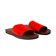 Load image into Gallery viewer, Handmade Moroccan Leather Beach Sandals for Women
