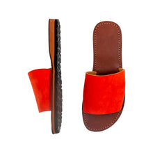 Load image into Gallery viewer, Handmade Moroccan Leather Beach Sandals for Women
