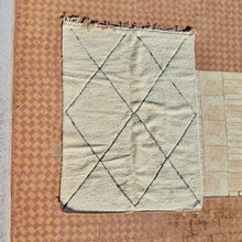Load image into Gallery viewer, Berber Wool Rug “Geometric Serenity”
