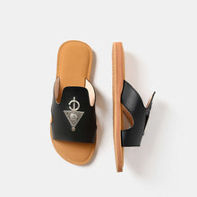 Load image into Gallery viewer, Handmade Leather Sandals with Berber Silver Adornments

