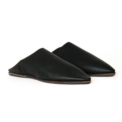 Babouches marocaines Balegha faites main pour homme – Babouche en cuir bio 