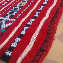Load image into Gallery viewer, Red Handmade Moroccan Atlas Wool Rug
