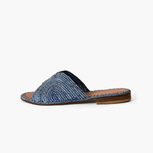Load image into Gallery viewer, Handcrafted Raffia Slide Sandals
