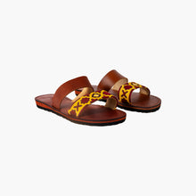 Load image into Gallery viewer, Handmade Two-Strap Moroccan-Inspired Leather Sandals for Women
