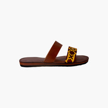 Load image into Gallery viewer, Handmade Two-Strap Moroccan-Inspired Leather Sandals for Women
