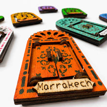Load image into Gallery viewer, Moroccan Door Fridge Magnet Set
