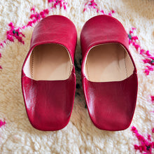 Carica l'immagine nel visualizzatore di Gallery, Women's Moroccan Leather Babouche Slippers
