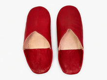 Charger l'image dans la galerie, Moroccan Leather Babouche Slippers for Women, Sheepskin Leather Mules, Naturally Tanned Leather Babouche - 6 Colors
