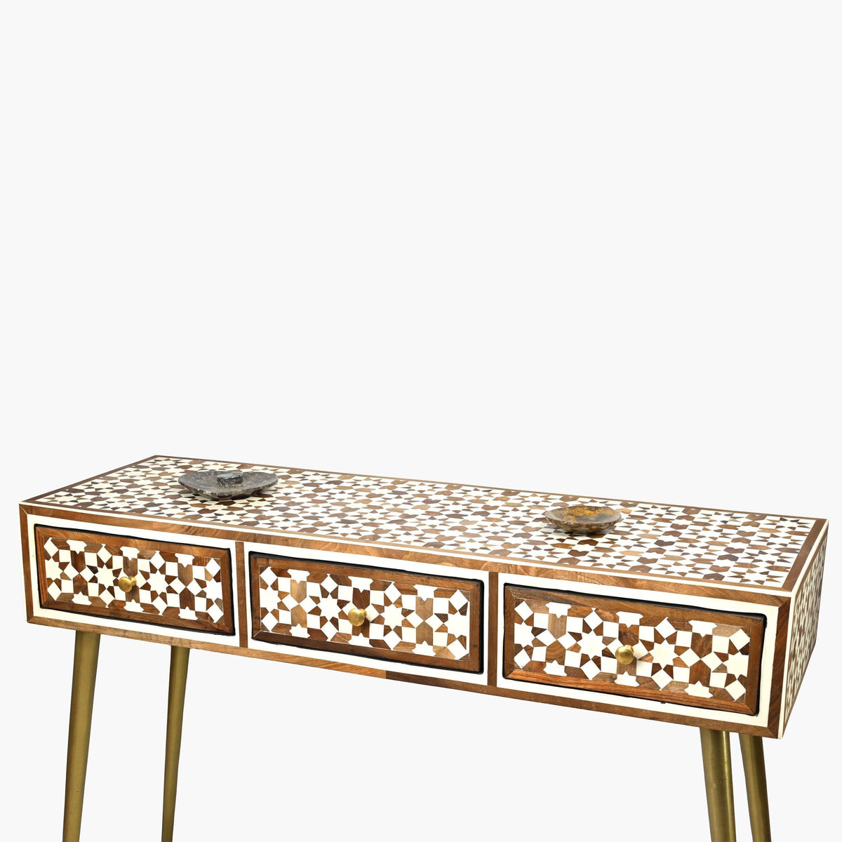 Traditional Tiles Style Ondor Console Table – SWIQAT CRAFTS