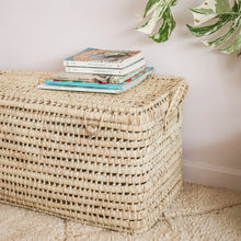 Load image into Gallery viewer, Traditional Multi Use 3 Palm Leaf Basket
